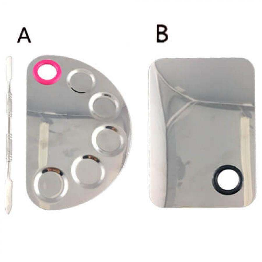 Metal Paint Palette for Acryl Paint & Gel » Infinity Nail Creations