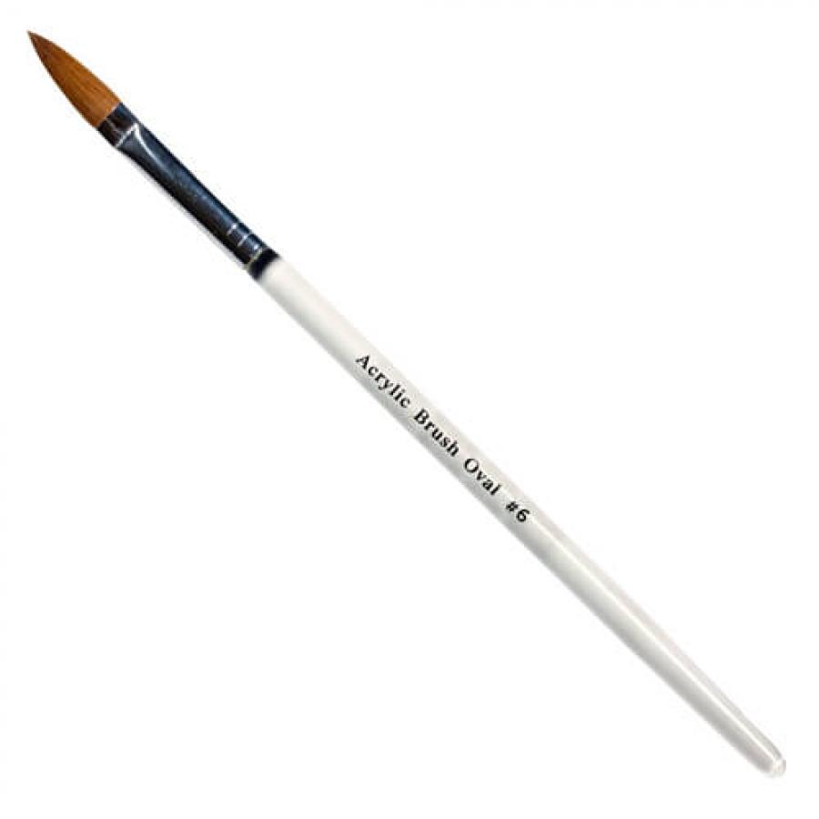 Acryl Brush Kolinsky Oval 6 » Infinity Nail Creations